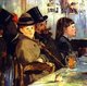 France: <i>'Au café'</i> (At the Cafe). Oil on canvas, Édouard Manet (1832-1883), 1878